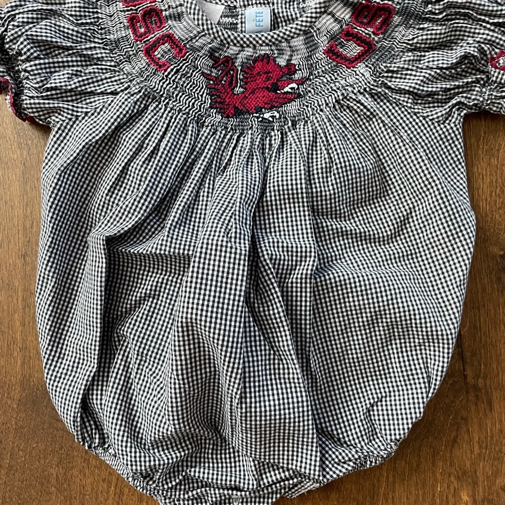 University of South Carolina Smocked Bubble